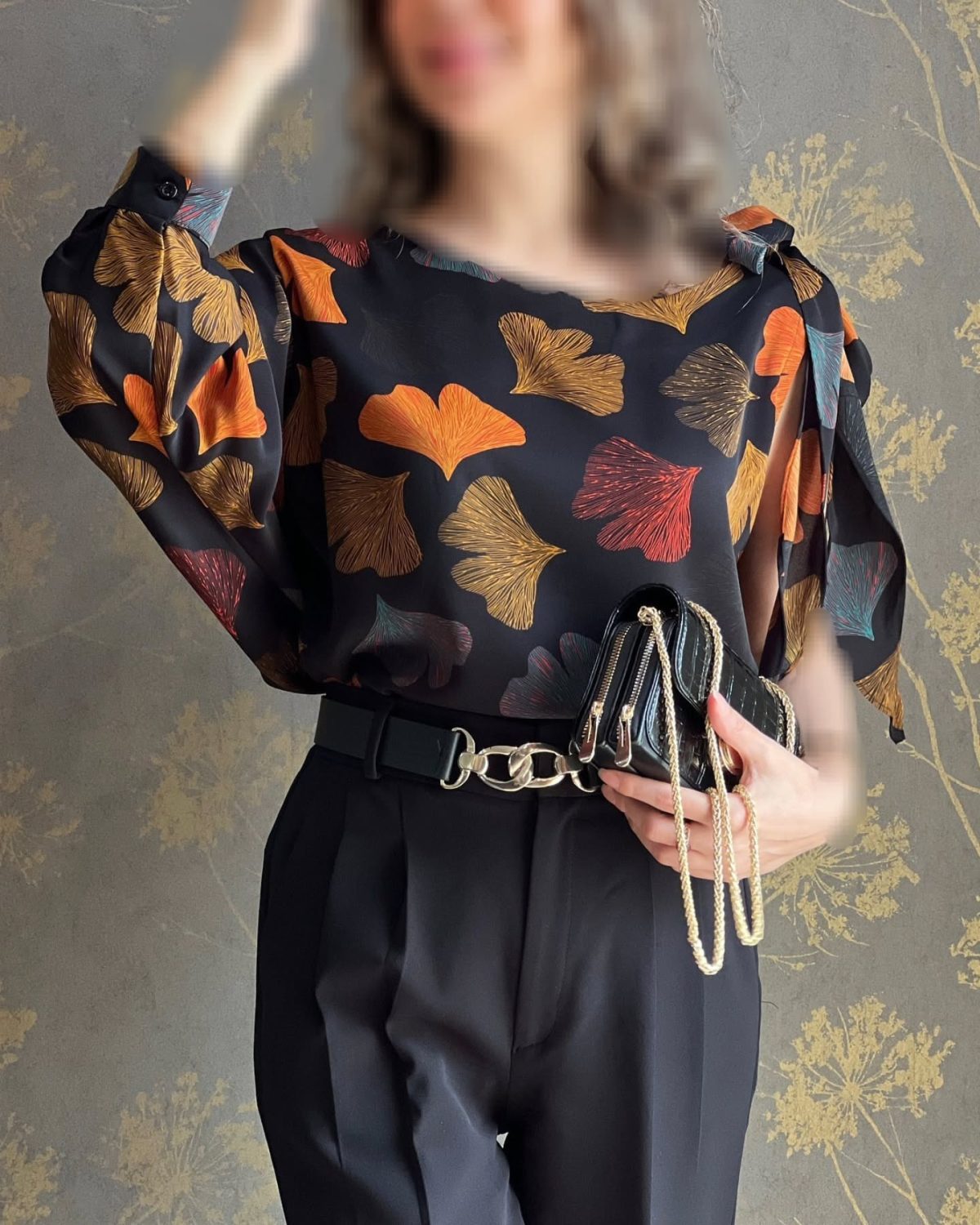 شومیز شلوار مجلسی زنانه استانبول - تصویر 4