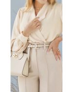 شومیز شلوار مجلسی زنانه نلسون - تصویر 3