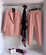 کت و شلوار زنانه چهار دکمه سمیرا - تصویر 6