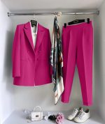 کت و شلوار زنانه چهار دکمه سمیرا - تصویر 3