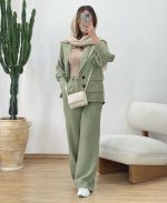 کت و شلوار شانتون زنانه رها - تصویر 6