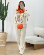 کت و شلوار شانتون زنانه رها - تصویر 3