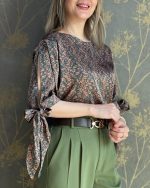 شومیز و شلوار مجلسی زنانه نانسی - تصویر 3