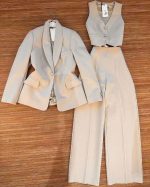 کت شلوار سه تیکه زنانه بهشت - تصویر 2