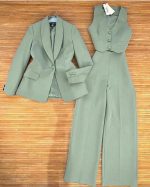 کت شلوار سه تیکه زنانه بهشت - تصویر 3