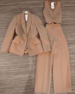 کت شلوار سه تیکه زنانه بهشت - تصویر 4