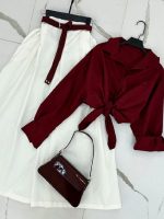 شومیز و دامن زنانه مدل سما - تصویر 6