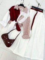 شومیز و دامن زنانه مدل سما - تصویر 7