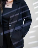 کت و کراپ و شلوار زنانه مدل ماهشید - تصویر 7