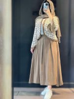 کت دامن زنانه مدل چین چیلا - تصویر 2