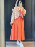 کت دامن زنانه مدل چین چیلا - تصویر 9