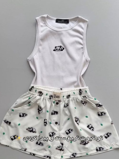 تاپ و شلوارک زنانه مدل فانتزی