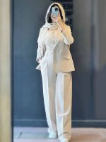 کت و شلوار و ژیله زنانه مدل گلد - تصویر 2