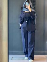 کت و شلوار و ژیله زنانه مدل گلد - تصویر 3