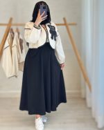 کت و دامن زنانه مدل خرسی - تصویر 4