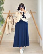 کت و دامن زنانه مدل خرسی - تصویر 5