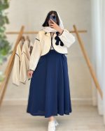 کت و دامن زنانه مدل خرسی - تصویر 7