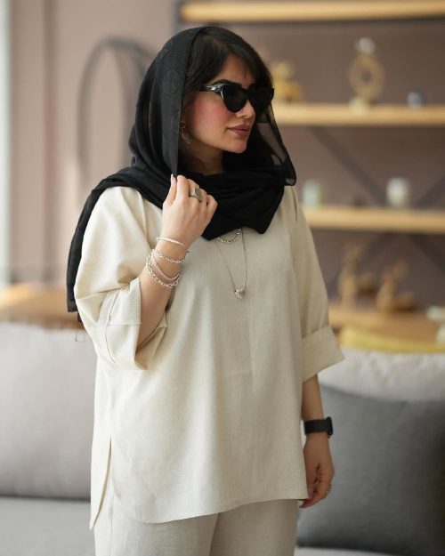 ست شومیز و شلوار زنانه مدل وایت