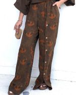 شومیز شلوار زنانه مدل بابونه - تصویر 12