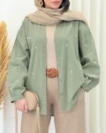 شومیز زنانه مدل قلبی