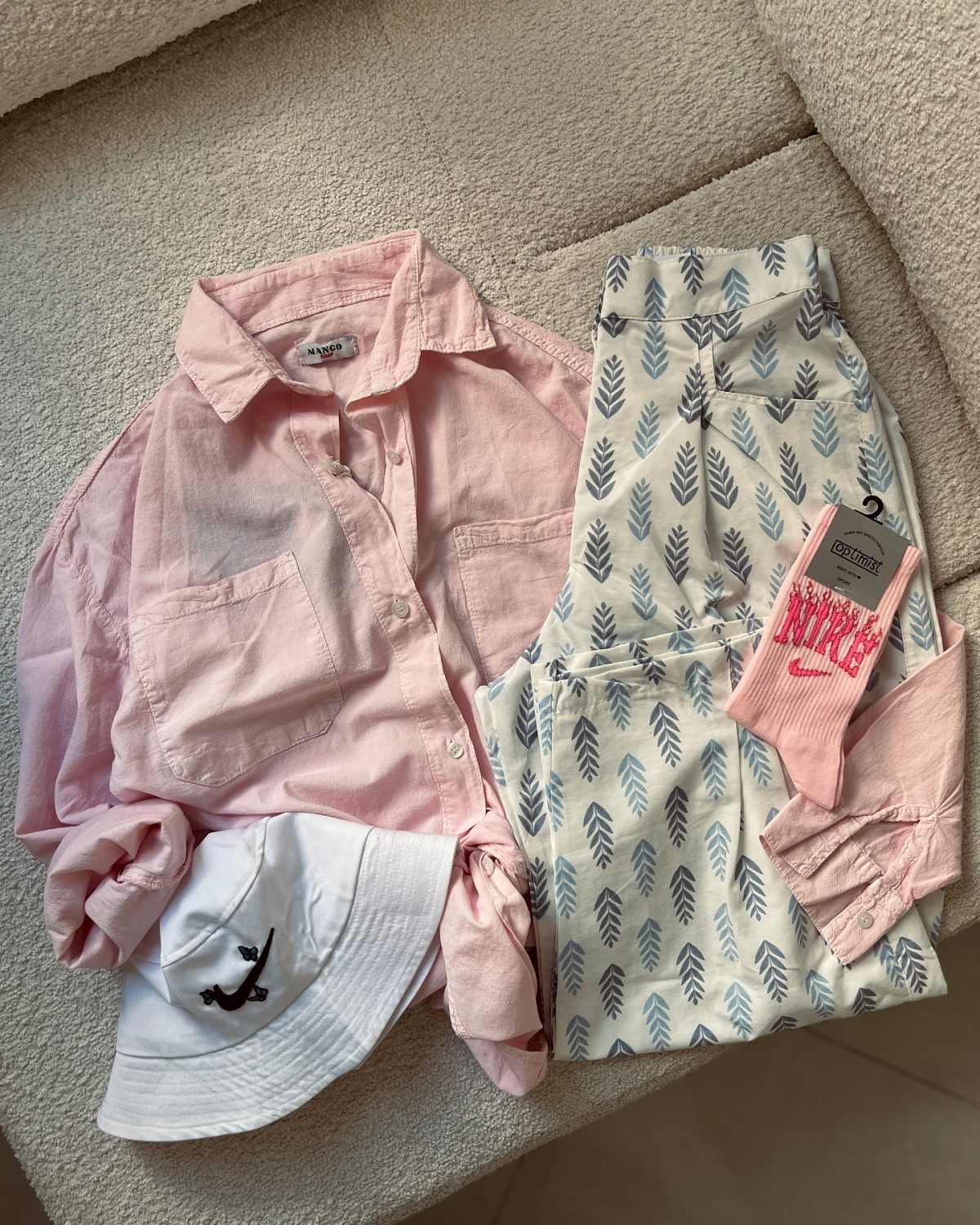 شلوار خمره ای طرحدار زنانه مدل شکوه - تصویر 8