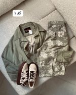 شلوار خمره ای طرحدار زنانه مدل شکوه - تصویر 7