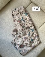 شلوار خمره ای طرحدار زنانه مدل شکوه - تصویر 6