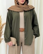 شومیز گلدوزی زنانه مدل دلوان - تصویر 6