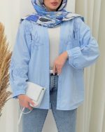 شومیز گلدوزی زنانه مدل دلوان - تصویر 11