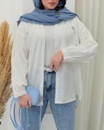 شومیز گلدوزی زنانه مدل دلوان - تصویر 12