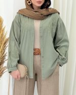 شومیز گلدوزی زنانه مدل دلوان - تصویر 13