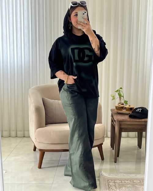 تیشرت و شلوار زنانه مدل دندی