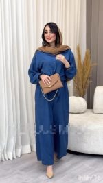 شومیز و اورال جلو دکمه مدل سها - تصویر 3