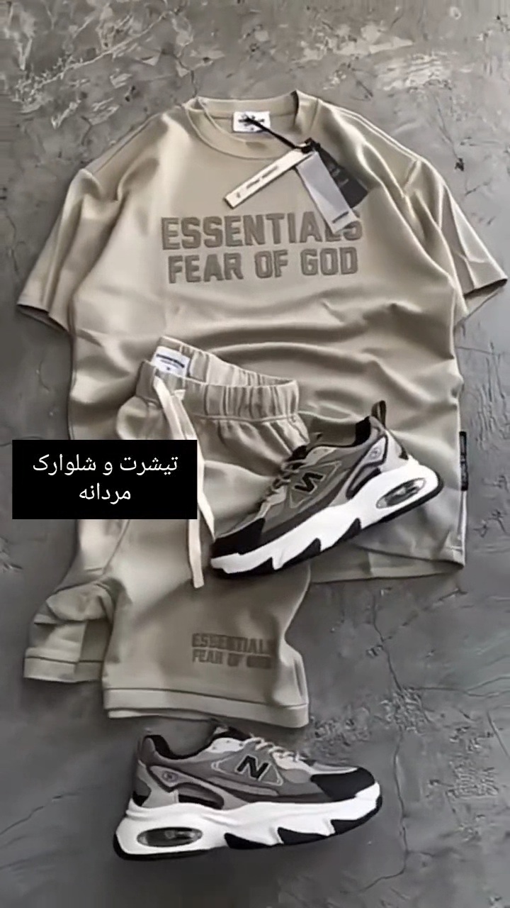 VideoCapture_20250404-221411 تیشرت شلوارک مردانه مدل آریو - تصویر 1