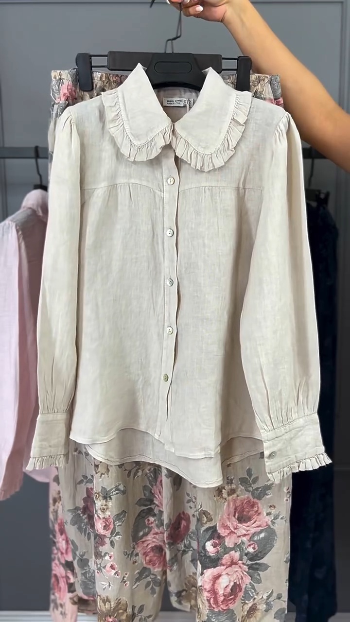 VideoCapture_20250429-101840 شومیز و شلوار زنانه مدل عروسکی - تصویر 1