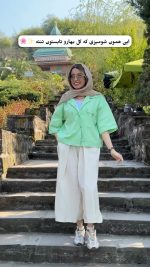 شومیز زنانه مدل آبرنگی - تصویر 4