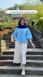 شومیز زنانه مدل آبرنگی