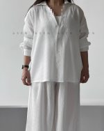 شومیز شلوار زنانه مدل نازیلا - تصویر 6