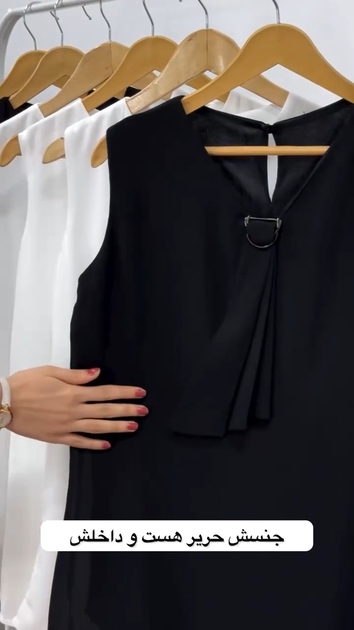 kervati-ma تاپ زنانه مدل حریر کرواتی - تصویر 1