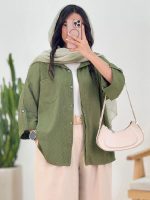 شومیز تک جیب مدل سلنا - تصویر 3