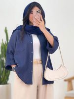 شومیز تک جیب مدل سلنا