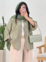 شومیز تک جیب مدل سلنا - تصویر 7