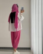 شومیز شلوار زنانه مدل لاله - تصویر 4