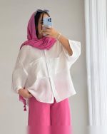 شومیز شلوار زنانه مدل لاله - تصویر 5