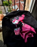 تیشرت مردانه مدل پلنگ صورتی - تصویر 8