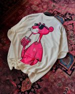 تیشرت مردانه مدل پلنگ صورتی - تصویر 5