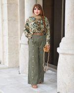 شومیز شلوار زنانه مدل آیشیکو - تصویر 4