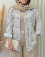 مانتو تک جیب زنانه مدل ترانه - تصویر 5