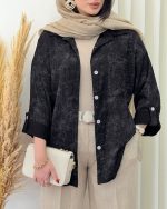 مانتو تک جیب زنانه مدل ترانه - تصویر 7