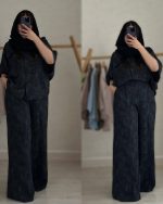 شومیز شلوار زنانه مدل ونیز - تصویر 5